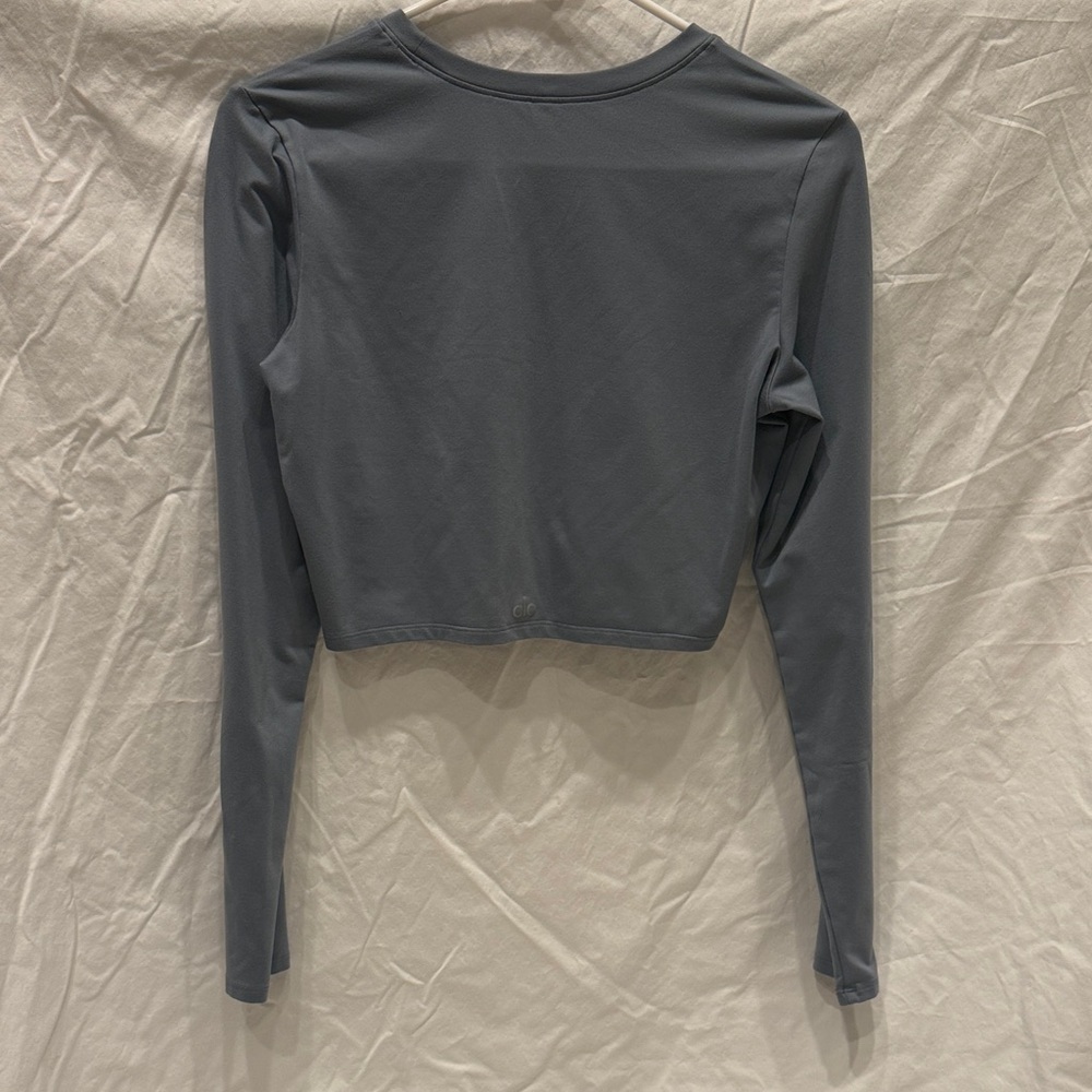 ALO Yoga Charcoal Long Sleeve Top